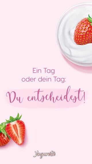 Yogurette Illustration für Smartphone Wallpaper
