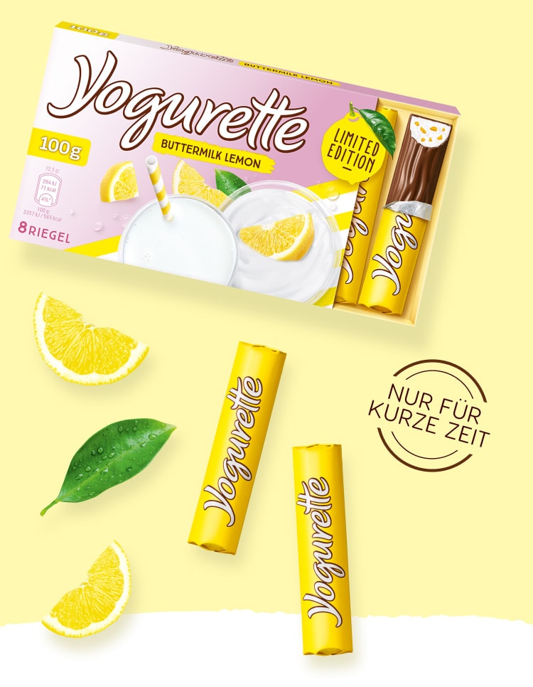 Joghurt-, Buttermilch- und Zitronengeschmack!