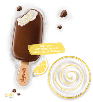 Joghurt-, Buttermilch- und Zitronengeschmack!