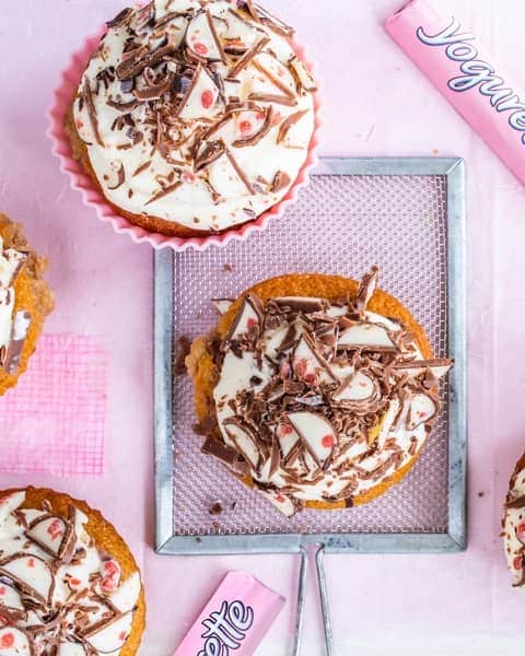 Cupcakes mit Yogurette® und Mascarpone-Frosting