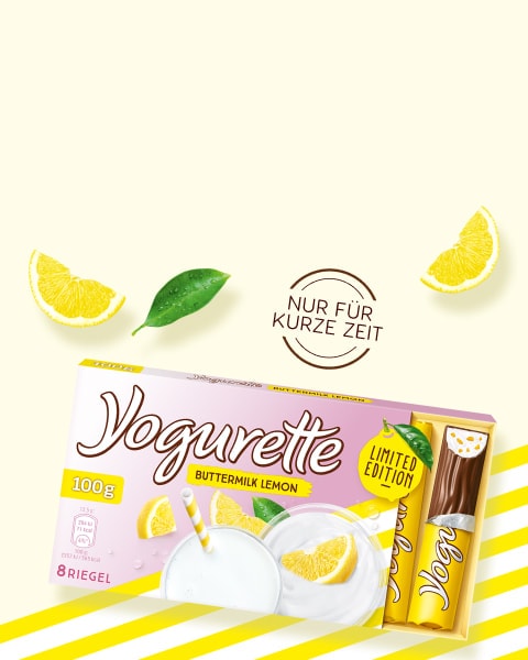Joghurt-, Buttermilch- und Zitronengeschmack!