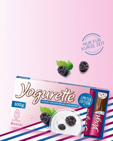 Limited Edition: Yogurette Joghurt griechischer Art & Brombeere